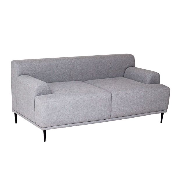 Диван Portofino, серый велюр, ножки металл - Вид 2