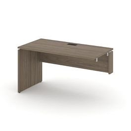 Style Project Стол-приставка к опор. элем. SN-D.OPRS-002(R) Вяз Благородный/Черная Заглушка 1180*600 - Фото предпросмотра