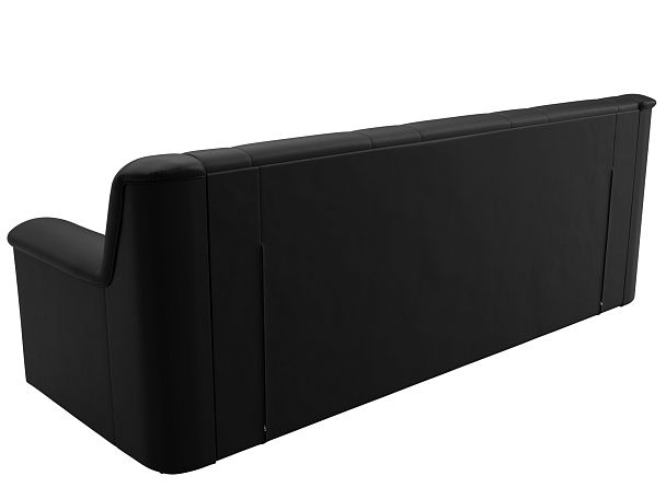 Диван прямой Карелия Экокожа черный - Вид 6