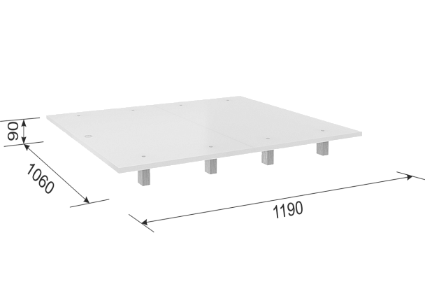 Настил для кровати 1.2 KM.5-00.3.0133  - Вид 3