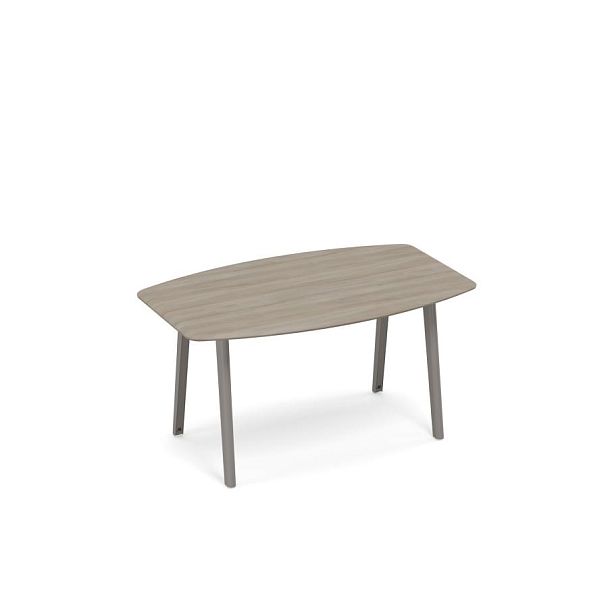 Стол для переговоров фигурный METAL Time metal ТМ М1 141 вяз либерти - Вид 1