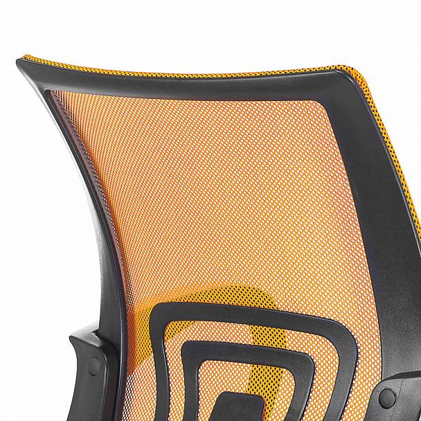 Кресло для приемных и переговорных BRABIX "Fly CF-100", оранжевое/черное, 532088 - Вид 9