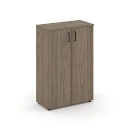 Стайл Проджект Шкаф средний широкий SN.STS-204 Вяз Благородный/Черный Ручки 796*400*1203 - Фото предпросмотра