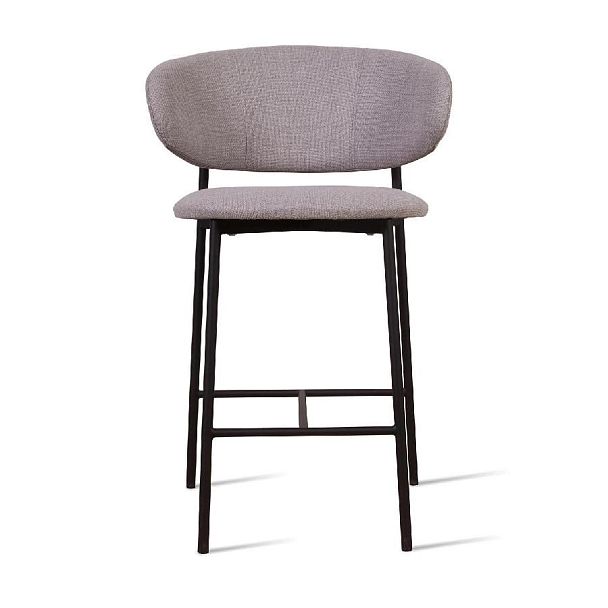 Стул полубарный Adele, рогожка wellton 912, серый - Вид 2