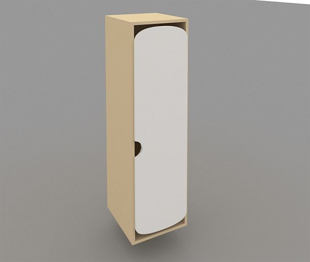 Шкаф для детской одежды ШГ-1М белый - Вид 1