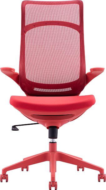 Кресло руководителя Everprof Spirit (Спирит) Сетка Красный - Вид 2