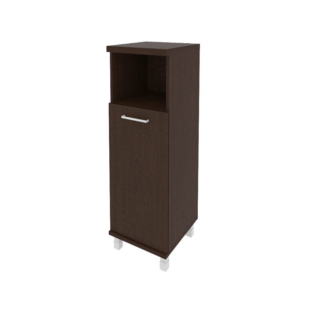 First Шкаф средний узкий правый KSU-2.1 (R) Венге 401*432*1260 - Вид 1