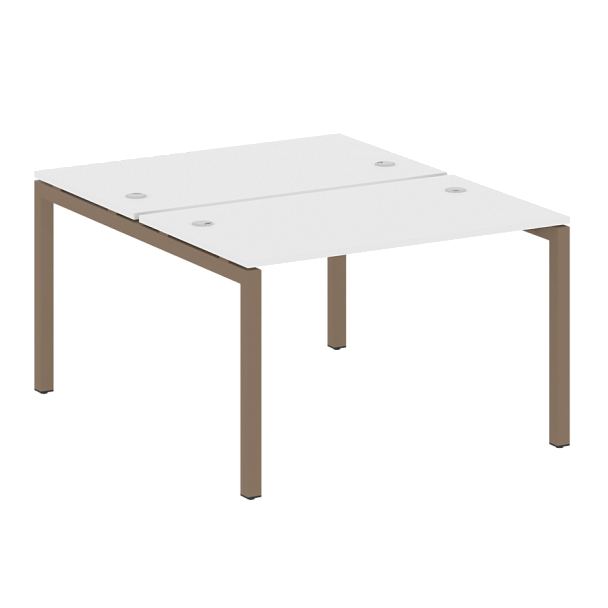Metal System Quattro Р. ст. на П-образном м/к 50БП.РАС-СП-2.2 Белый/Мокко металл 1200*1475*750 - Вид 1
