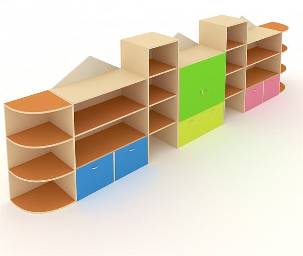 Стенка сборная Городок ЛДСП - Вид 1