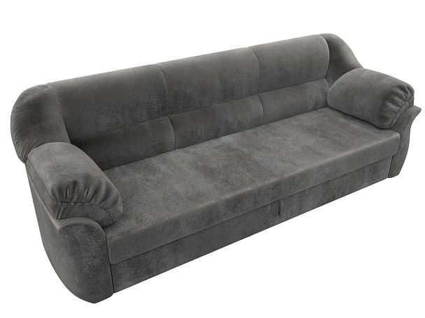 Диван прямой Карнелла Велюр серый - Вид 5