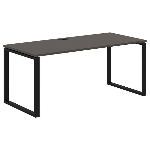 Стол прямой EQST 1780 Мокко/Черный 1760х800х750 EDIS - Вид 1