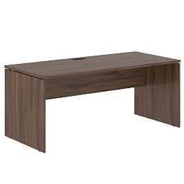 Стол прямой EDST 1780 Дуб Денвер тёмный/Мокко 1760х800х750 EDIS - Фото предпросмотра