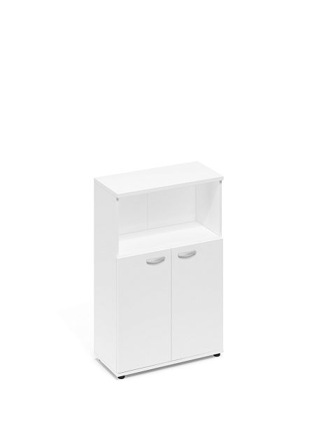 Шкаф средний полузакрытый A4 А4 9363 БП белый премиум - Вид 1