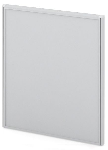 Модуль сплошной "Мобильные офисные перегородки «Логика»"  ПК-ЛГ-МДС138х120Д-В1-19 серый - Вид 1