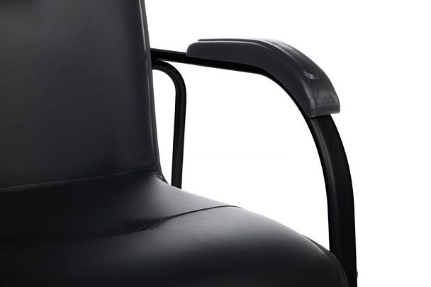 Стул Самба с пластиковыми подлокотниками SMB-03 Черный/Металл Черный - Вид 6