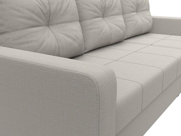 Диван угловой Ливерпуль Лайт правый угол Рогожка бежевый - Вид 4