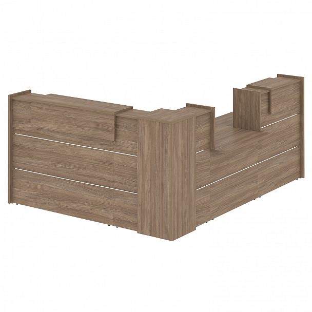 Ресепшн Г-образный "Onix" O.R-K-31 дуб аризона - Вид 2