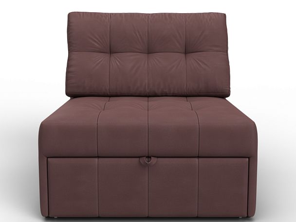 Кресло-кровать Лига-107 (80) Замша бордовый - Вид 2