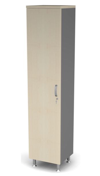 Гардероб (штанга) ДВП L,R Берлин Береза Майнау/Серый ШГ51-45/60 з/с ДВП - Вид 1