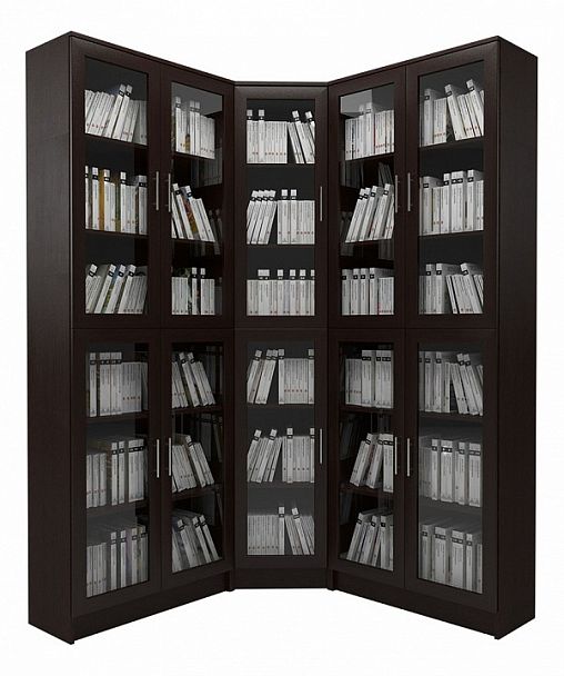 Шкаф книжный Мебелайн-15 - Вид 1