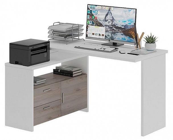 Стол письменный Домино Lite СКЛ-ПРЯМ130+ТБЛ - Вид 2