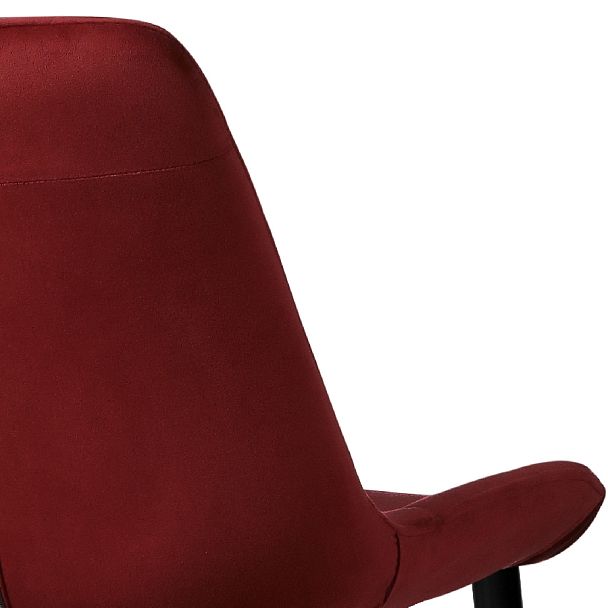 Комплект барных поворотных стульев Эйден, Confetti bordo/черный, 2 шт. - Вид 9