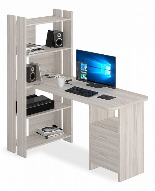 Стол компьютерный Домино Lite СТЛ-ОВ+С120Р Карамель - Вид 1