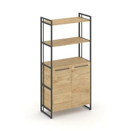 Rift Шкаф 4 ниши широкий RF.SS-44 Тиквуд Светлый/Металл Антрацит 798*396*1648 - Фото предпросмотра