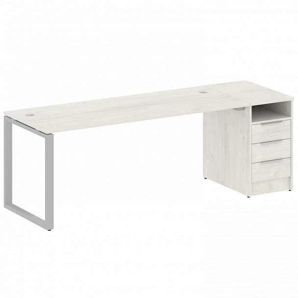 Рабочая станция "Metal System" БО.РС-СТП -1.5 дуб наварра/серый - Вид 1