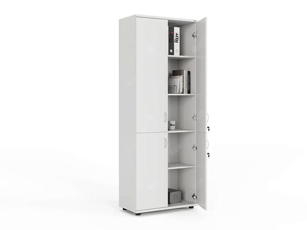 ЛАЙТ / LIGHT RLG040-70x35 Шкаф 4 двери 70x35x183 Белый - Вид 3