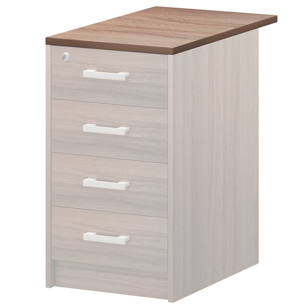 Крышка к приставным тумбам А-707 Темный шимо 440x730x22 Арго - Вид 1