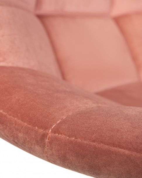 Стул барный DOBRIN TAILOR WHITE (пудрово-розовый велюр (MJ9-32)) - Вид 10