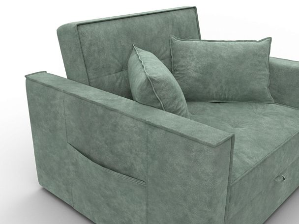 Кресло-кровать Лига-104 (80) Велюр зеленый - Вид 4