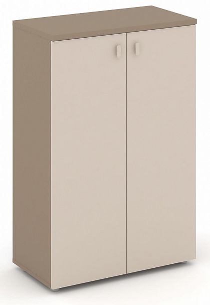 Шкаф средний широкий (2 средних фасада ЛДСП) "ESTETICA" ES.ST-2.3 Капучино - Вид 1