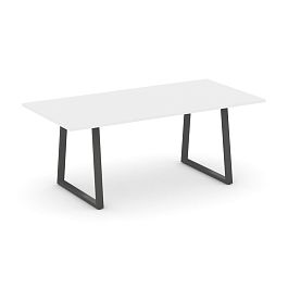 Style Project Direct Direct Стол переговорный SN-6T1.SPRG-198.3 Белый/Металл Антрацит 1980*980*750 - Фото предпросмотра