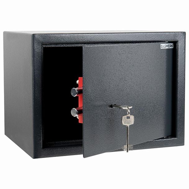 Сейф мебельный DASWERK SC-250KL (250х350х250 мм), ключевой замок, графит, 291342 - Вид 2
