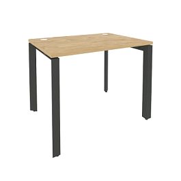 Onix Стол рабочий на П-образном м/к O.MP-SP-1.7 Тиквуд светлый/Антрацит металл 980*720*750 - Фото предпросмотра