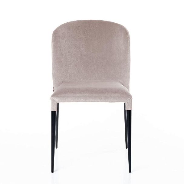 Стул Albert (Альберт), бархат пепельно-бежевый 25 - Вид 2