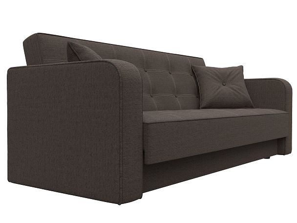 Диван-книжка Тур Рогожка коричневый - Вид 3