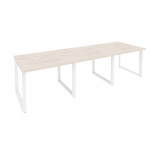 Стол переговорный "Onix" O.MO-PRG-3.1 денвер светлый/белый - Вид 1