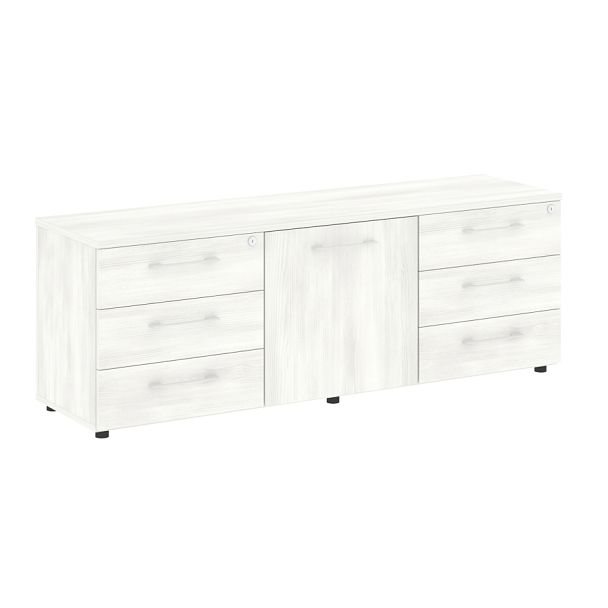 Yalta Тумба модульная LT.TS-3.2 (R) Снежная патина 1642*450*580 - Вид 1