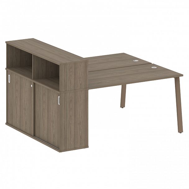 Рабочая станция "Metal System" БА.РС-СШК-2.3 вяз/мокко - Вид 1