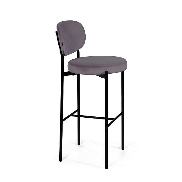 Стул барный Mason, бархат серый 26 - Вид 7