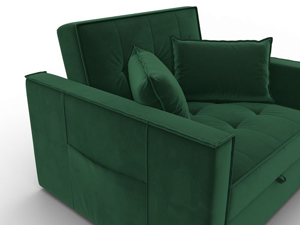 Кресло-кровать Лига-104 (80) Велюр зеленый - Вид 4