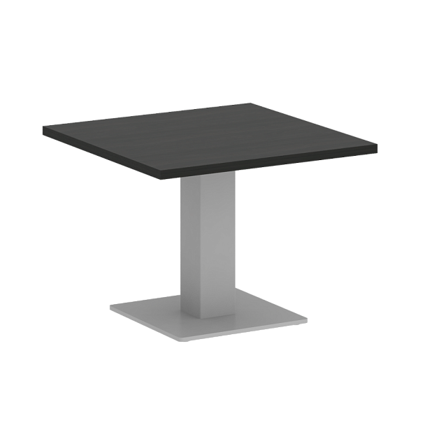 Home Office Стол журнальный квадратный VR.SP-5-60.2G Суар тёмный/Серый металл 600*600*450 - Вид 1