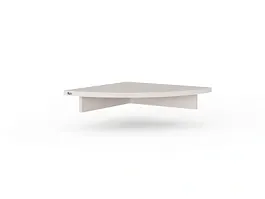 ЛАЙТ / LIGHT RLG059 Полка под монитор 50x50x10 Дуб Молочный - Фото предпросмотра