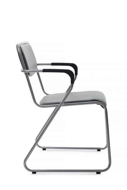 Кресло Nix Plus RCH OMKL-03 Серый/Металл окрашенный Хром - Вид 2