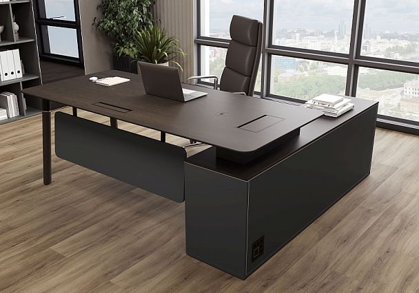 Fresco Шкаф широкий высокий FRU.ST-102 Базальт UM 896*460*2000 - Вид 3