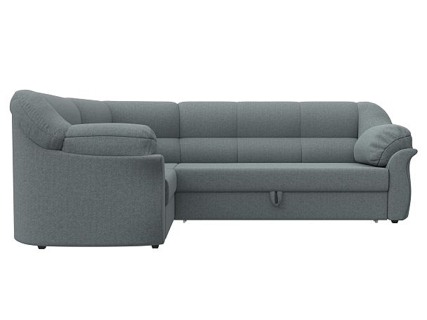 Диван угловой Карнелла левый угол Рогожка серый - Вид 2