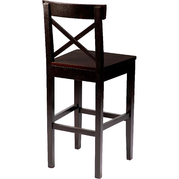 Стул полубарный деревянный с жестким сиденьем Бергольф Венге - Вид 4